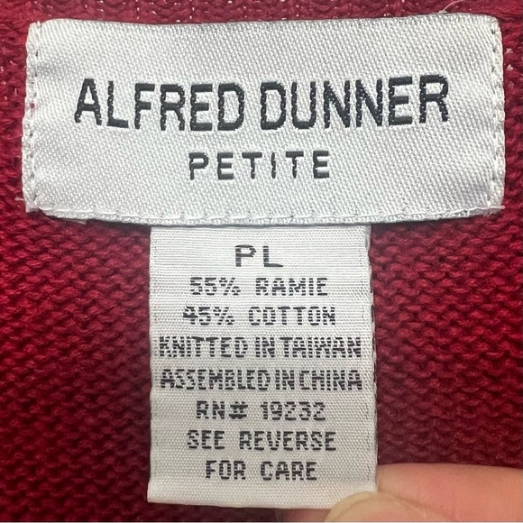 Vintage Women’s Ugly Christmas Knit Sweater Petite Large Patchwork Embellished - Picture 10 of 12